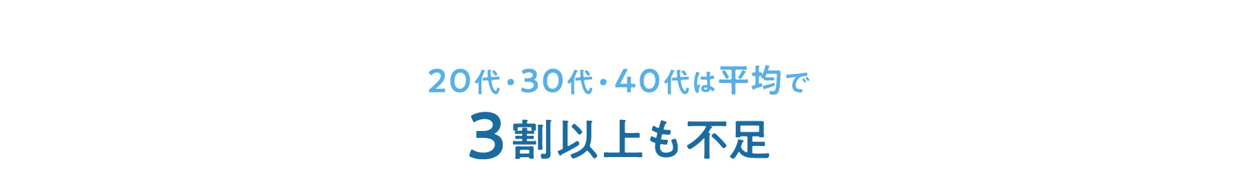 1日に必要な野菜の摂取量 20代・30代・40代は平均で3割以上も不足