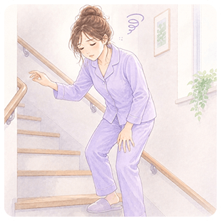 階段の上り下りがつらいときがある