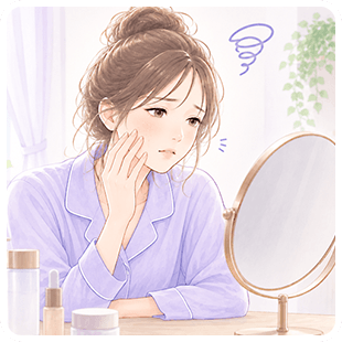 肌荒れ・乾燥が気になるときがある