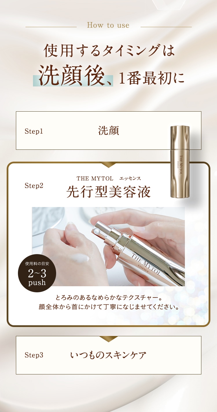 速攻シワ改善美容液 有効成分がシワに直接アプローチ ｜ THE MYTOL