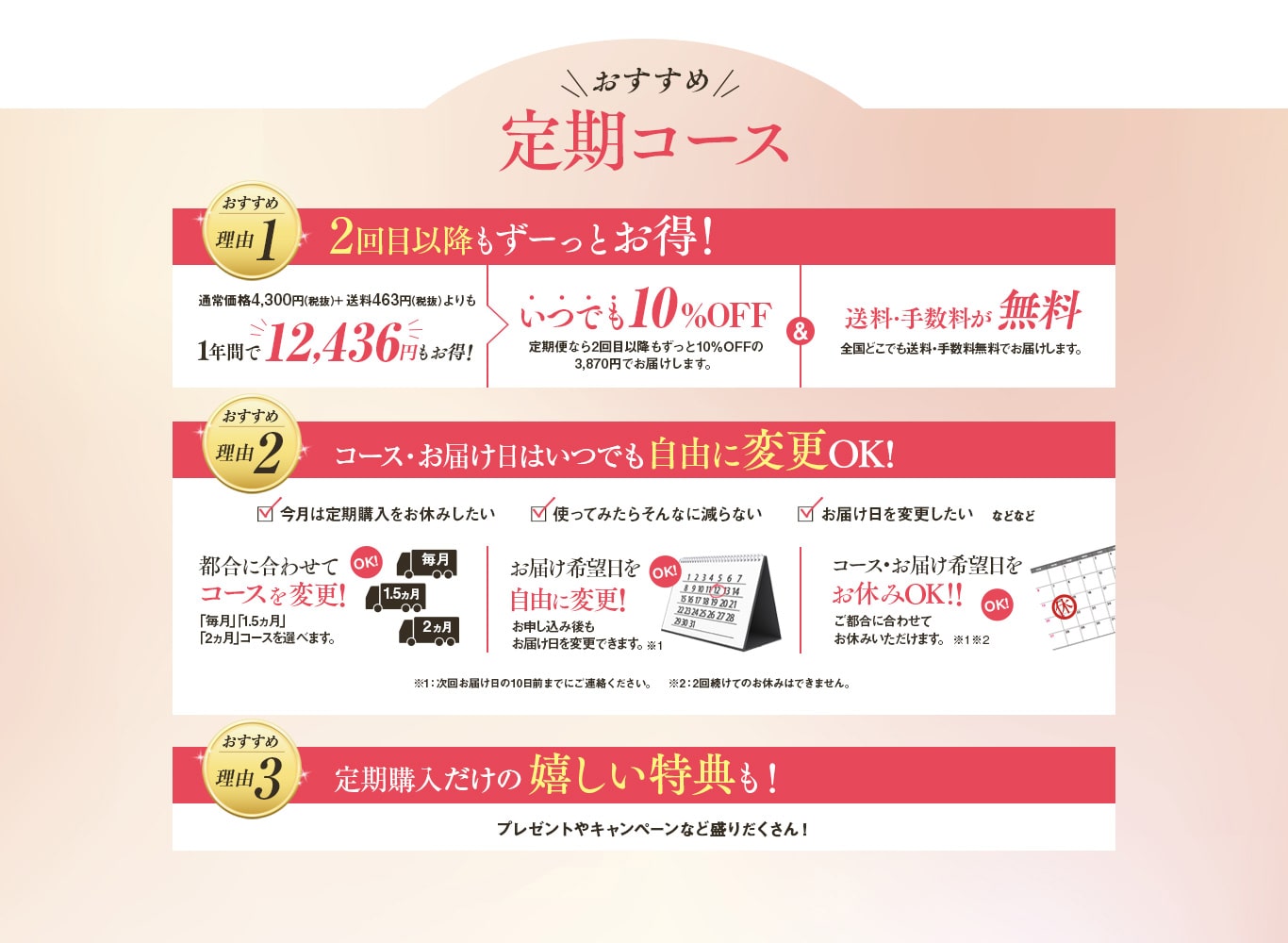 Hazumie おすすめ定期コース