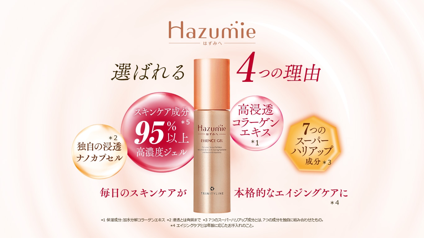 Hazumie 選ばれる4つの理由